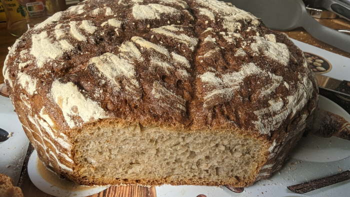 Brot aus der Ninja Speedi Heißluftfritteuse