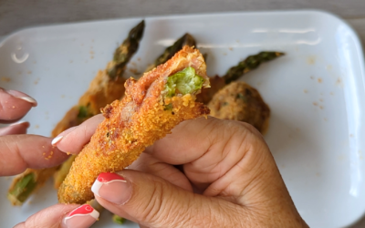 Frikadellen mit Bacon-Spargel aus dem Airfryer