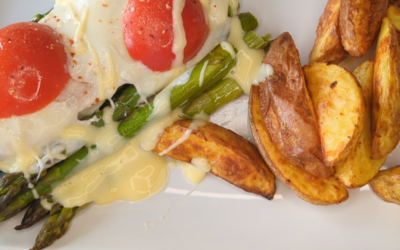 Hähnchenpäckchen mit Spargel und Potatoes im Airfryer – einfach & lecker