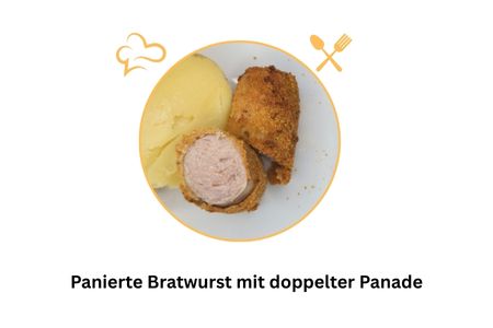 Bratwurst-Schaschlik in der Heißluftfritteuse
