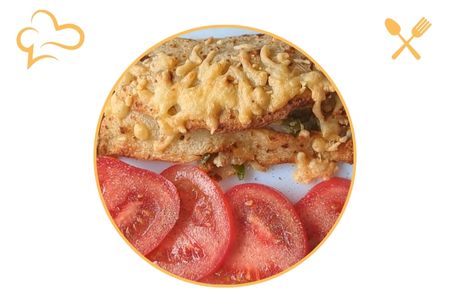 Pfannkuchen mit Bratwurst und Käse in der Heißluftfritteuse – gelingt einfach aus dem Airfryer Pfannkuchen mit Bratwurst und Käse in der Heißluftfritteuse<br />
