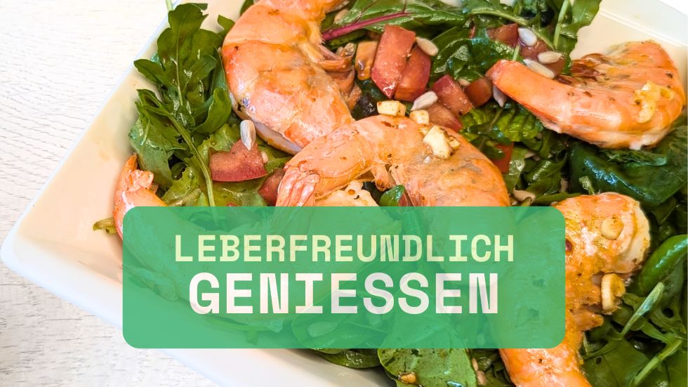 Leberfreundlich genießen: Garnelen & Wildkräutersalat aus dem Airfryer